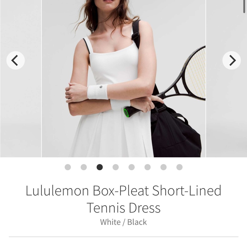 lululemon Box-Pleat Short-Lined Tennis Dress